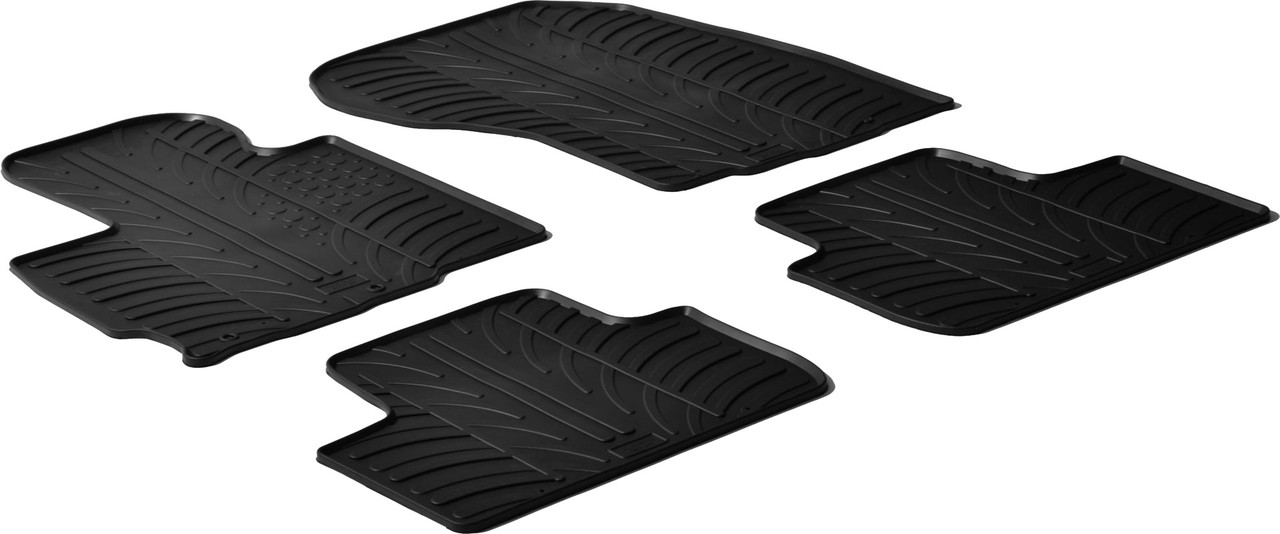 Автомобільні килимки поліки в салон GledRing на у MITSUBISHI ASX 3 10- Митсубиси АСХ чорні