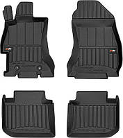 Автомобильные коврики в салон Frogum 3D на для Subaru Impreza 4 11-16 Субару Импреза черные 2