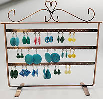 Підставка під сережки 290х310 мм метал колір бронза