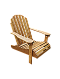 Лежак-кресло садовый Адирондак Садовая пляжная мебель из натурального дуба RELAX WOOD, фото 2