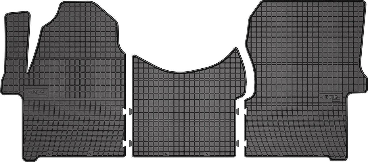 Автомобільні килимки поліки в салон Frogum на у Mercedes Sprinter W906 06-17 1 ряд Мерседес Спринтер чорні