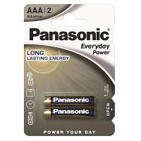Оригінал! Батарейка Panasonic AAA LR03 Everyday Power * 2 (LR03REE/2BR) | T2TV.com.ua