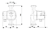Насос циркуляційний Grundfos UPS 25-60 180, фото 2