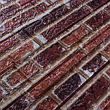 Стильна самоклеюча настінна 3D панель лофт Комбі 700x770x5мм, фото 2