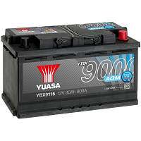 Оригінал! Аккумулятор автомобильный Yuasa 12V 80Ah AGM Start Stop Plus Battery (YBX9115) | T2TV.com.ua