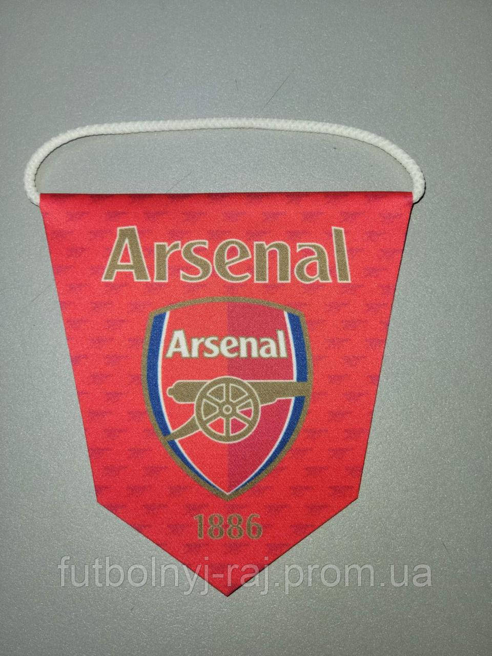 Вымпел футбольный с изображением герба FC Arsenal - фото 1 - id-p1294531417