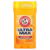 Arm & Hammer UltraMax твердый дезодорант антиперспирант для мужчин аромат «Active Sport», 73 г стик стойкий