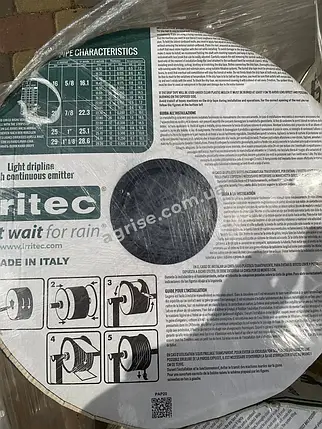 Крапельна стрічка Irritec Tape (Ірітек) 6mm 15 см 3050 м, фото 3