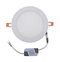 Світильник врізний LED Round AL510 Downlight 12W-220V-850L-4000K Alum TNSy