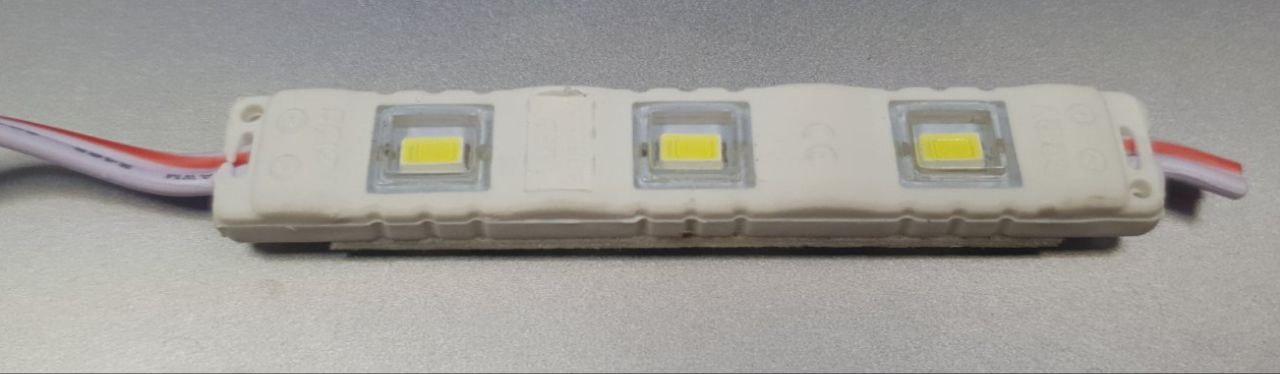 Світлодіодний модуль (SMD 5730 3LED, 75мм) # 92 MTK-5730-W-1W Plastic