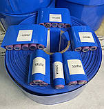 Термоусадкова трубка (синя) термоусадка плівка ізоляційна 165 мм, фото 2