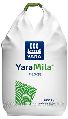 Гранульоване добриво YaraMila NPK 7-20-28 , ТМ " Yara" 600кг