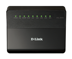 WiFi Роутер D-Link DSL-2640U Black