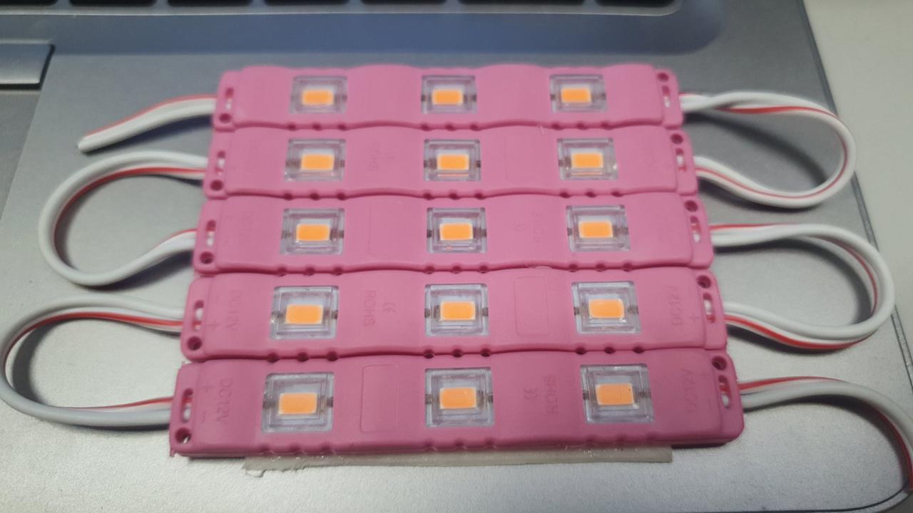 Світлодіодний модуль (SMD 5730 3шт, 75мм) # 92/7 MTK-5730-3Led-P-1W Plastic