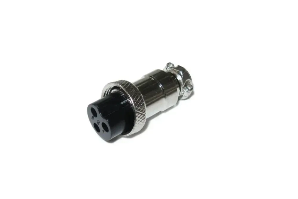 Роз'єм MIC 323, "гніздо", під кабель, 3pin, діам.-16мм