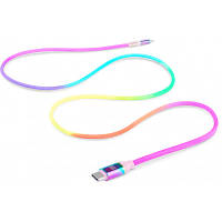 Дата кабель USB Type-C to Lightning 1.0m MFI Rainbow REAL-EL (EL123500054) g