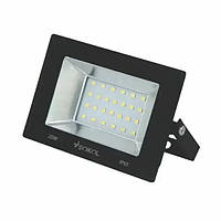 Прожектор LED-SLТ- 20W  220В 1500lm 6500K SOKOL алюмінієвий корпус, гартоване скло (50)