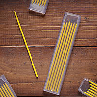 Грифелі стрижні для будівельного олівця 2.8 мм жовті механічного автоматичного