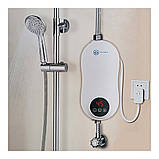 Душовий нагрівач, Електричний дощовий душ Sharb Ryk-007 проточний водонагрівач, фото 2