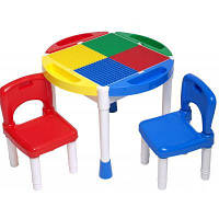 Детский стол Microlab Toys Конструктор Игровой Центр + 2 стула (GT-14) b