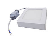 Светильник накладной LED Square AL505 Downlight 6W-220V-420L-4000K Alum TNSy
