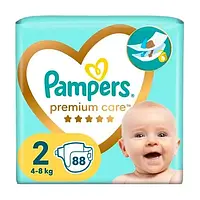 Подгузники детские Pampers Premium Care № 2 (4-8 кг), 88 шт