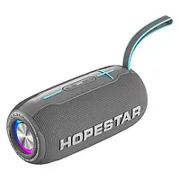 Бездротова Bluetooth Портативна колонка Hopestar H49 |BT5.0, 10 Вт, TWS, AUX/TF/USB, 6h, IP5X| Сірий