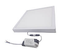 Светильник накладной LED Square AL505 Downlight 24W-220V-1700L-4000K Alum TNSy