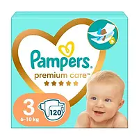 Подгузники детские Pampers Premium Care № 3 (6-10 кг), 120 шт