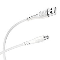 Кабель USB Borofone micro-USB BX37-M-White 1 м h