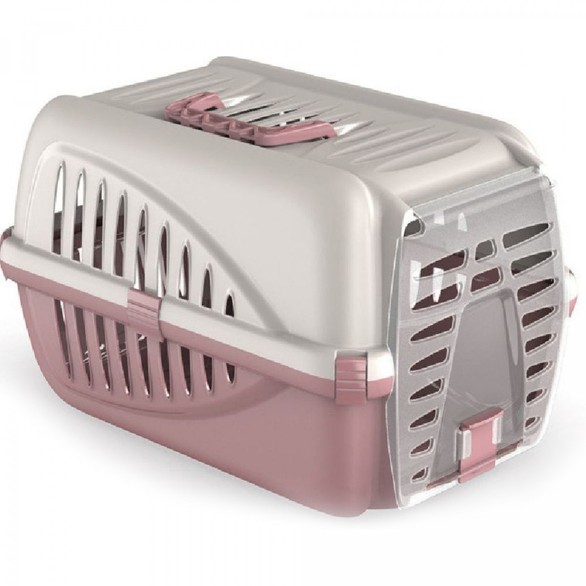 Переноска Georplast Panzer 50*33*31 см з вертикальними дверцятами для котів і собак, кольори в асортименті (10567), фото 1