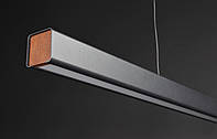 Люстра потолочная LED H32L-1200-bk Черный 15-100х6х120 см. h