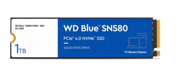 SSD накопичувач WD Blue SN580 1 TB (WDS100T3B0E)
