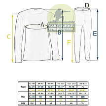 Флісова термобілизна Mil-Tec Thermofleece Underwear gen. III Level 2 - Olive -11222001, фото 6
