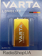 Батарейка крона Varta Longlife 6LR61 Alkaline