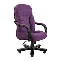 Офисное кресло Буфорд Richman Вуд-Люкс фиолетовое в ткани