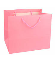 Подарочный пакет "Pink", 31*37*26 см., ламинированный картон