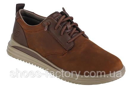 Кросівки туфлі SKECHERS PROVEN-MURSETT BROWN 204667/CDB, фото 1