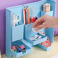 Органайзер Folding Storage Box для канцелярских принадлежностей | Подставка для канцелярии | Кейс для мелочей