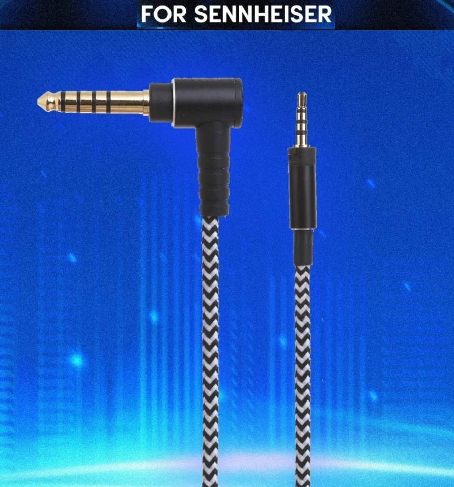 Балансний кабель штекер 4.4 мм Sennheiser HD599 HD569 HD579 HD560S HD595 HD598 HD2.30G Momentum 3 4 Pentaconn, фото 1