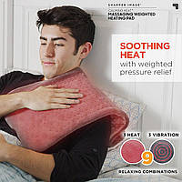 Массажная Нагревательная Накидка Massaging Weghted Heating Pad | Плед с Подогревом
