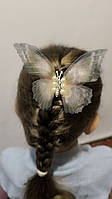 Заколка для волос "Бабочка 3D" с движущимися крыльями. Цвет №4
