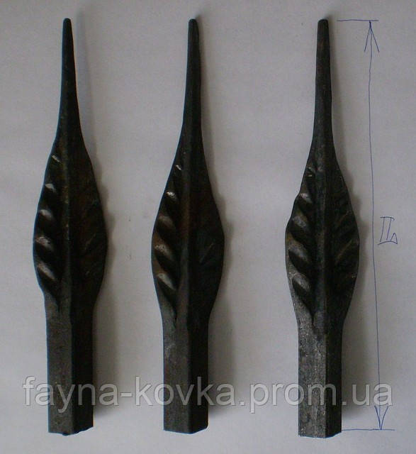 Піку гарячекованая, спис, наконечник, піка, вістря.