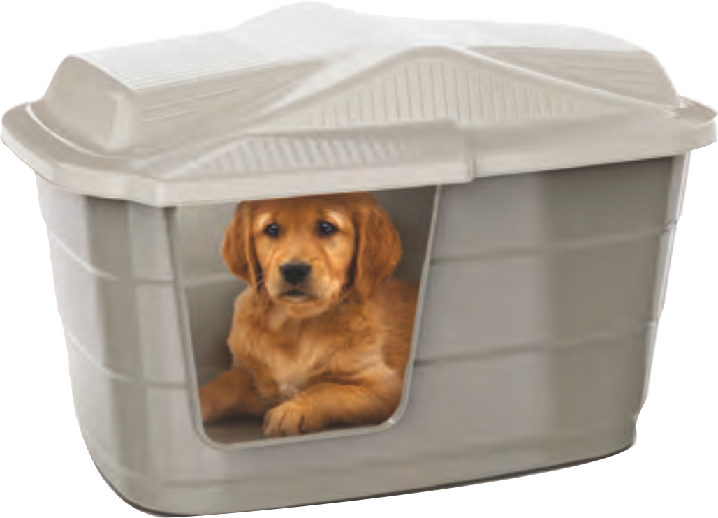 Дім-туалет 2 в 1 Georplast Villa 57.5*38.5*37 см для котів і дрібних собак, колір сірий меланж/коричневий (10524), фото 1