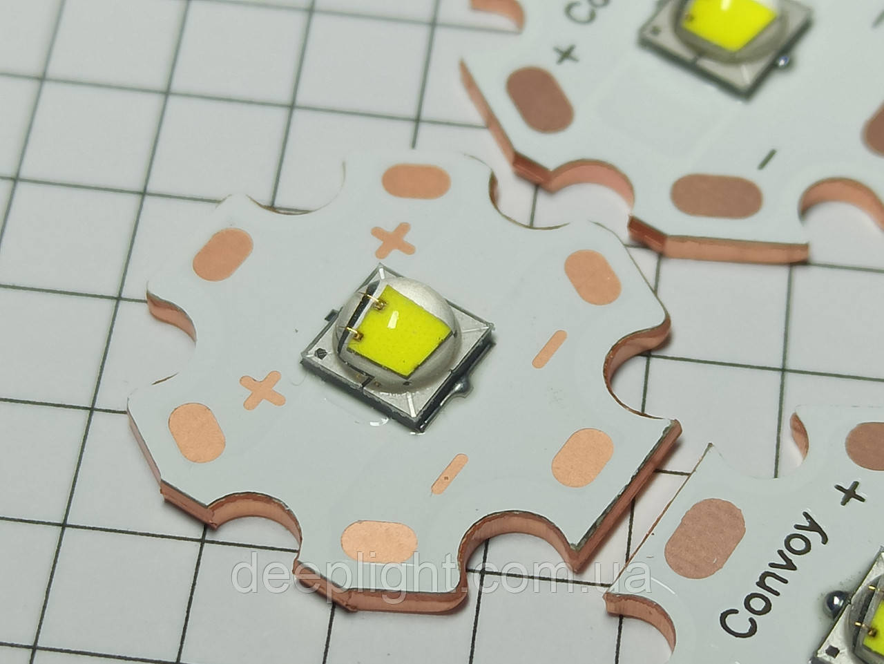 Luminus SST40 5000k 6500k на мідній основі зірка  DTP 20mm Convoy Ferei Fenix Boruit Sofirn Wurkkos, фото 1