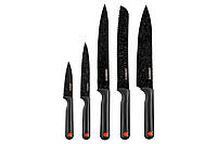 Набір ножів Ardesto Black Mars AR-2105-BR 5 предметів d