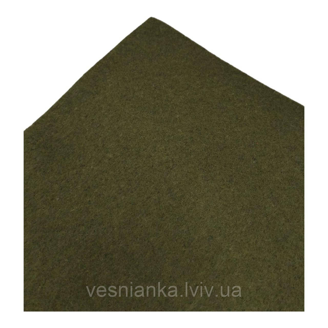 Фетр м'який 2мм 20*30см Оливковий, 741876 Santi