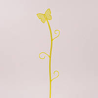 Подпорка для орхидей Бабочка желтая 82088