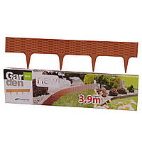 Бордюр садовый Garden Border терракотовый 3.9м.