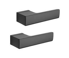 Ручки дверні TUPAI BIG GORDO 4084RT-153 чорний матовий (для міжкімнатних/вхідних дверей )